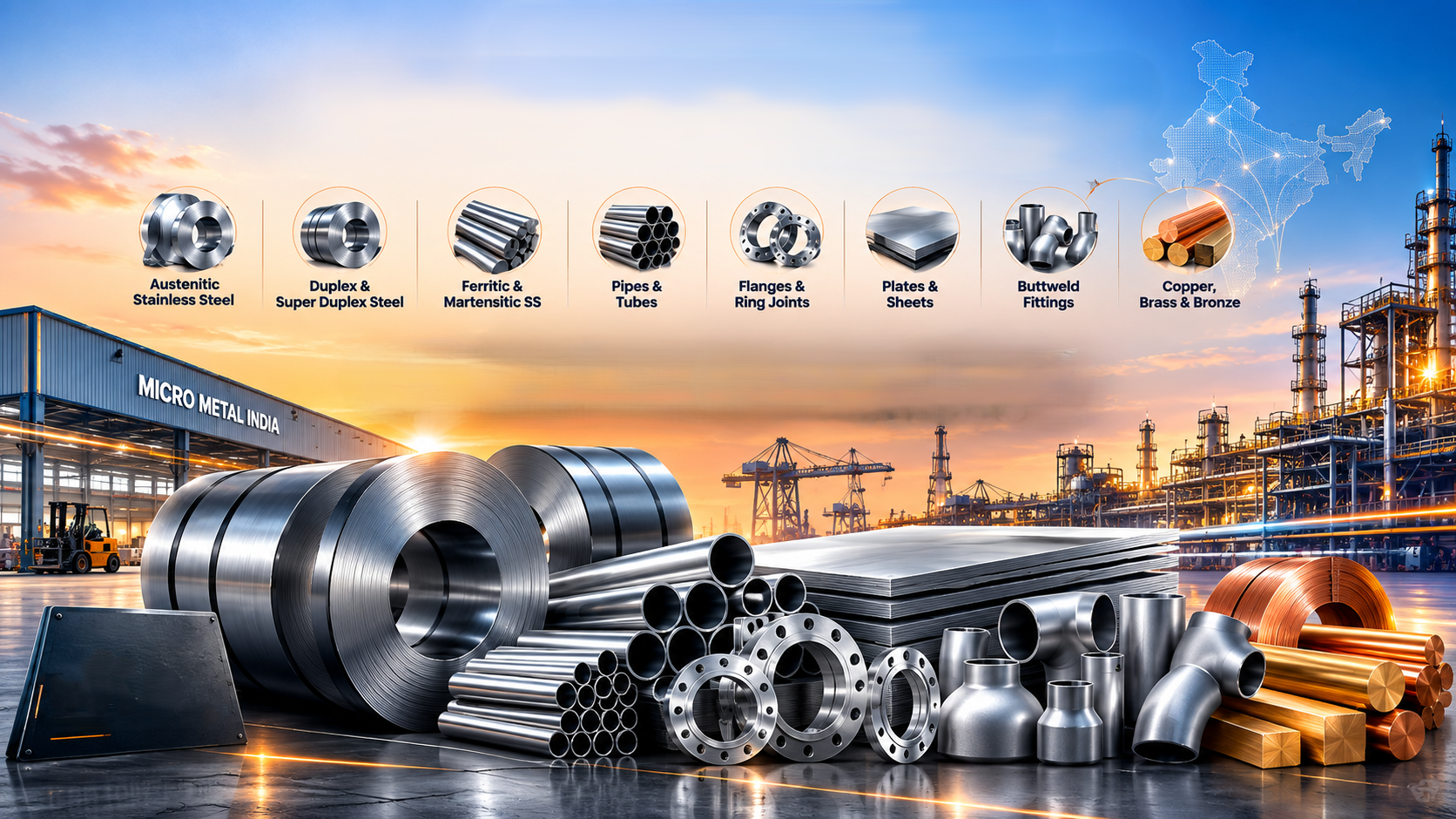 Micro Metal India Factory & Pan-India Logistics Network
